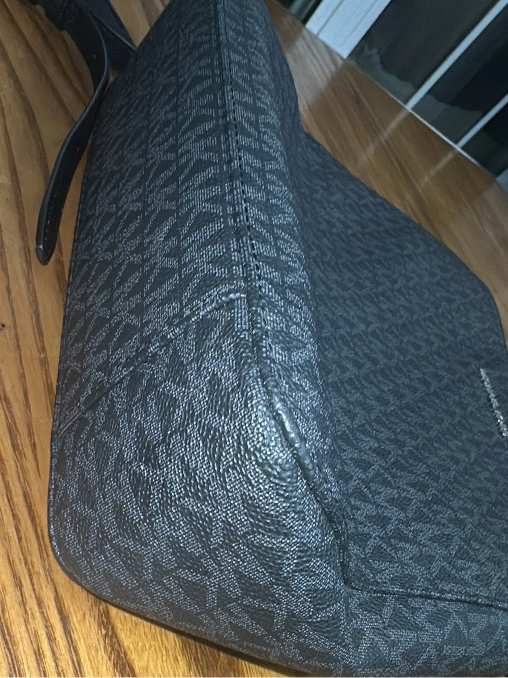 Michael Kors Messenger Crossbody Bag Black Jet Set Travel Large Logo (bags16)